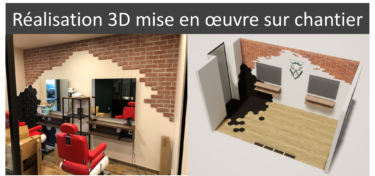 Réhabilitation d’un garage automobile en salon de coiffure – Bellegarde en Forez